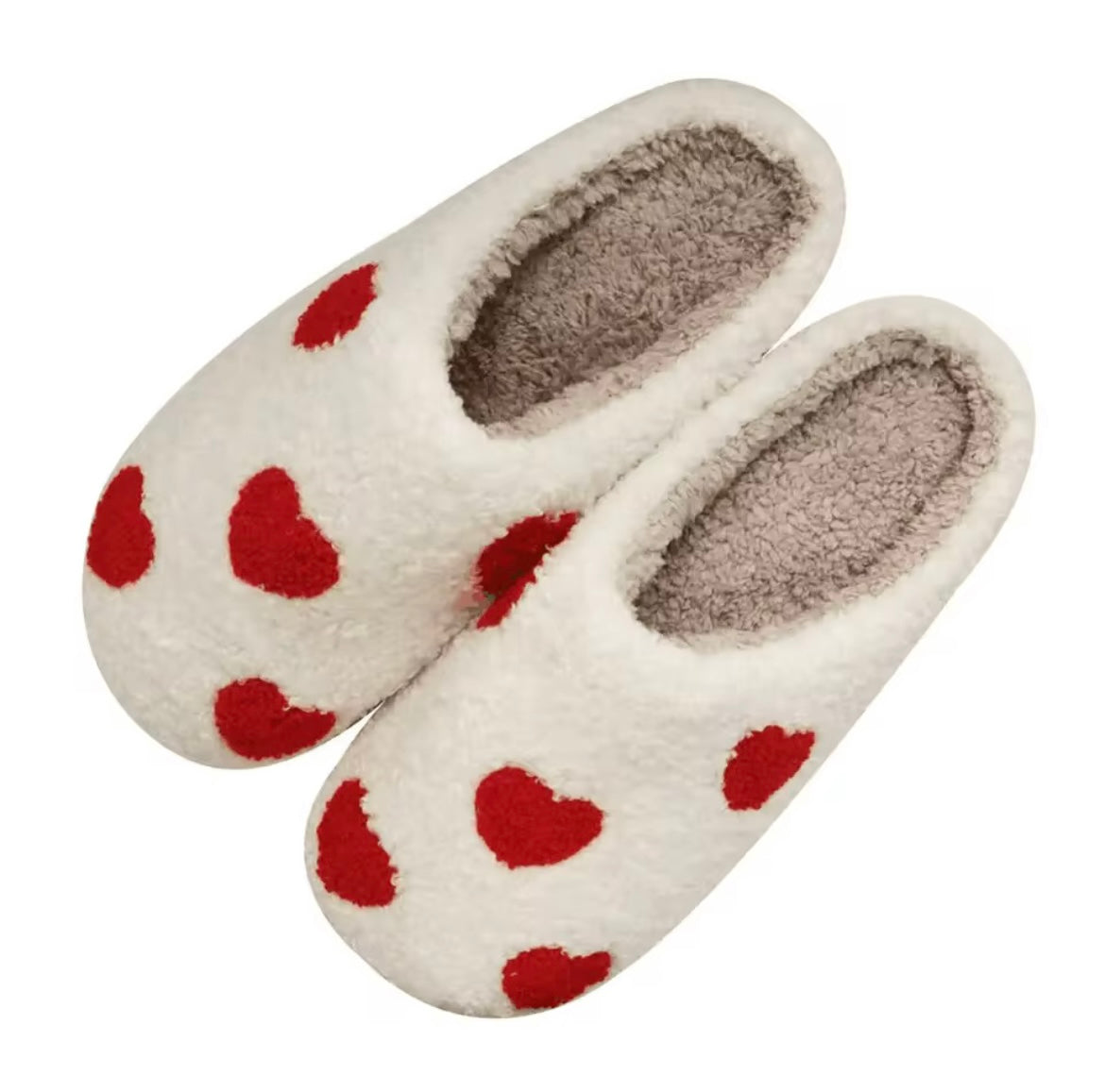Valentine’s Day Fuzzy slippers