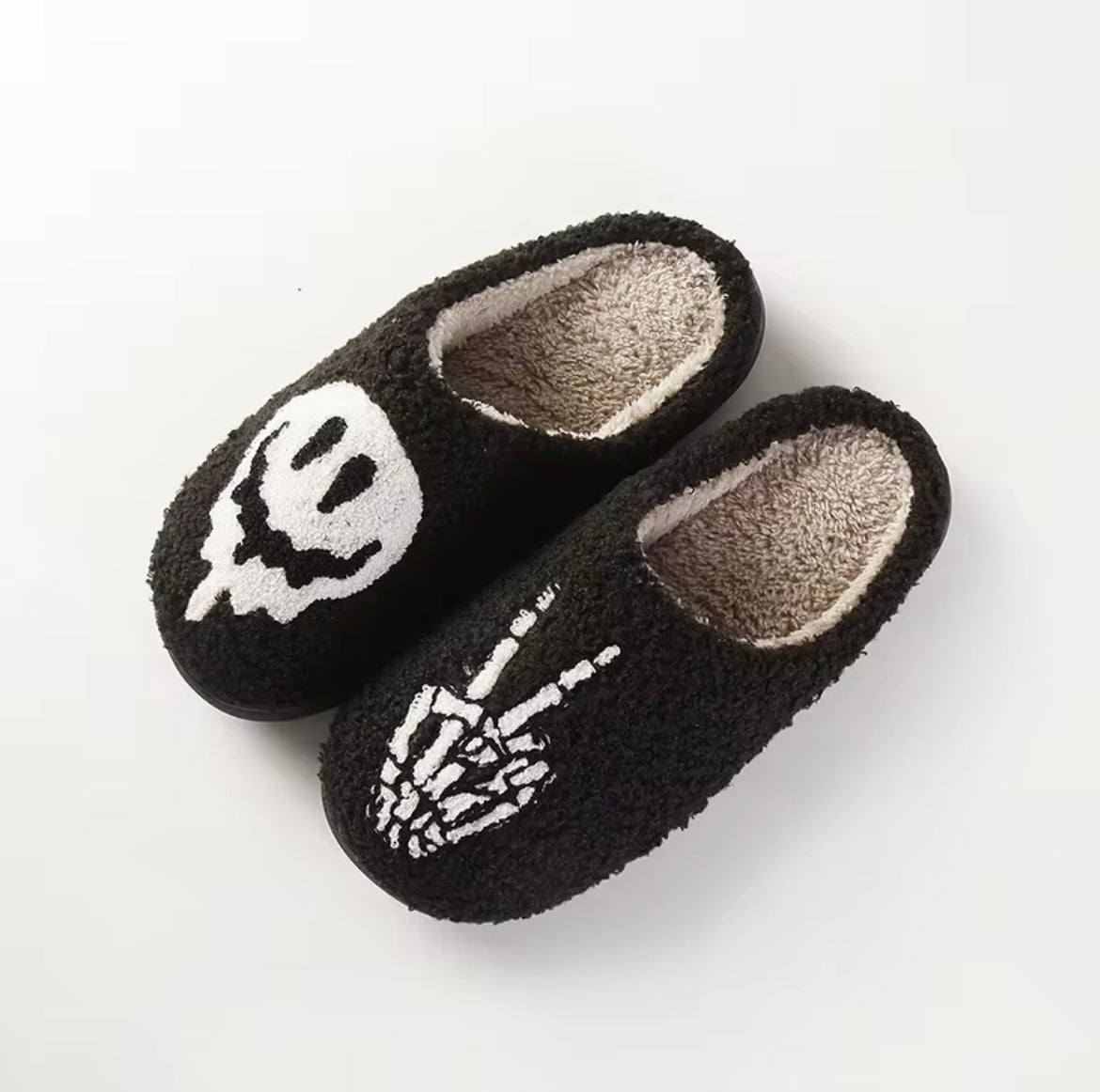 Halloween Fuzzy Slippers