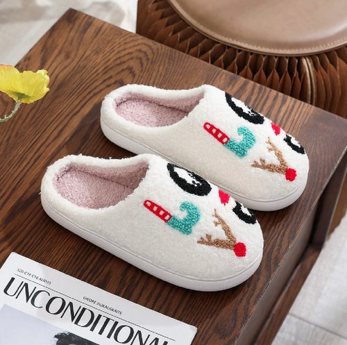 Christmas Fuzzy Slippers (Love)